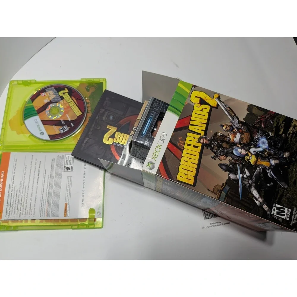 VTG Borderlands 2 Deluxe Vault Hunter's Collector's Edition Xbox 360 CIB